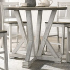 Theile Ash Brown 48-inch Round Counter Height Table by Furniture of America
