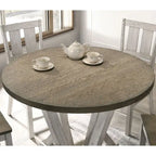 Theile Ash Brown 48-inch Round Counter Height Table by Furniture of America