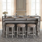 Ensemble de 4 tables consoles Ocean Isle Blanc Antique