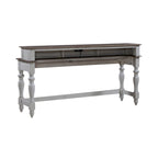Ensemble de 4 tables consoles Ocean Isle Blanc Antique