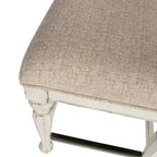 Ensemble de table de rassemblement 5 pièces Magnolia Manor blanc antique écorce patinée