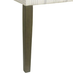 Chaise de salle à manger classique Parsons HomePop - Rayures gris colombe (lot de 2)