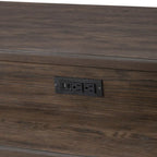 Paradise Valley Saddle Brown 4 Piece Console Table Set