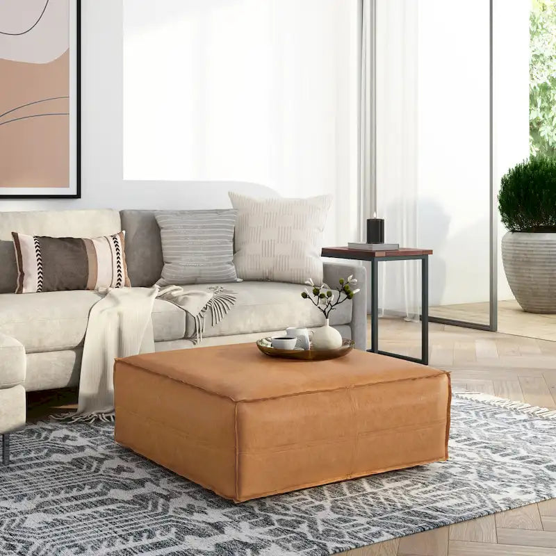 WYNDENHALL Wendal Boho Square Pouf