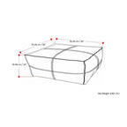 WYNDENHALL Wendal Boho Square Pouf