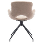 Lot de 2 chaises de salle à manger pivotantes - N/A