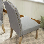 Chaises Parson rembourrées en bois massif Mod Urban de Roundhill Furniture (lot de 2)