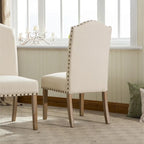 Chaises Parson rembourrées en bois massif Mod Urban de Roundhill Furniture (lot de 2)