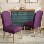 Chaises Parson rembourrées en bois massif Mod Urban de Roundhill Furniture (lot de 2)