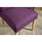 Chaises Parson rembourrées en bois massif Mod Urban de Roundhill Furniture (lot de 2)