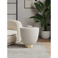 Manhattan Comfort Modern Anderson 2.0 Upholstered End Table
