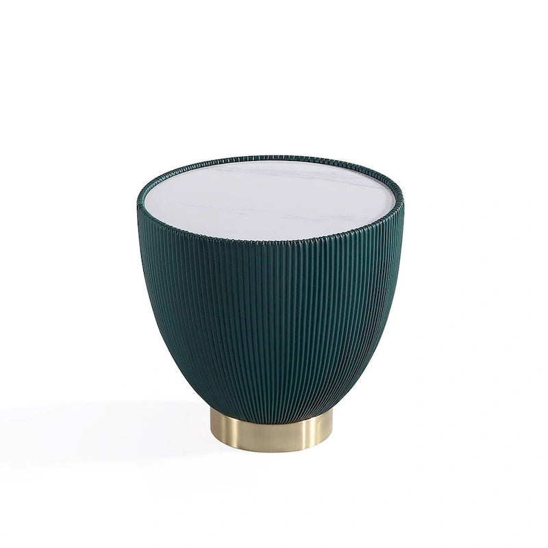 Manhattan Comfort Modern Anderson 2.0 Upholstered End Table