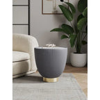 Manhattan Comfort Modern Anderson 2.0 Upholstered End Table