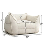 1 Seater Bean Bag Chairs for Living Room