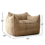 1 Seater Bean Bag Chairs for Living Room