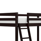 Hillsdale Caspian Wood Twin Loft Bed with Desk