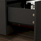 94.5 TV Stand Efficient Cable Management and Spacious Storage Console