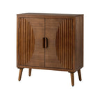 Brown Storage Cabinet with Tapered Legs - Sideboard