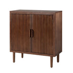 Brown Storage Cabinet with Tapered Legs - Sideboard
