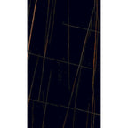 Table à manger rectangulaire en pierre frittée avec piètement en acier inoxydable - 180 cm - 6 à 8 places