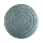 WYNDENHALL Anna Boho Round Pouf in Velvet Fabric