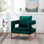 Roundhill Furniture Lenola Contemporary Upholstered Accent Armchair