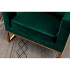 Roundhill Furniture Lenola Contemporary Upholstered Accent Armchair