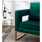 Roundhill Furniture Lenola Contemporary Upholstered Accent Armchair