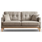 Modern 3-seat Fabric Sofa with USB Charge Port