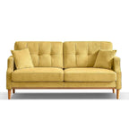 Modern 3-seat Fabric Sofa with USB Charge Port