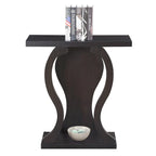 Convenience Concepts Newport Terry B Console Table with Shelf