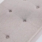 Upholstered Storage Bench with X-Shaped Legs - 36 Inch