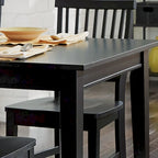 Arts and Crafts Rectangular Dining Table (with extending leaf) by Home Styles