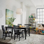 Arts and Crafts Rectangular Dining Table (with extending leaf) by Home Styles