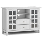 WYNDENHALL Normandy SOLID WOOD 53 inch Wide TV Media Stand For TVs up to 60 inches