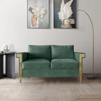 CraftPorch Luxurious Velvet Upholstered Loveseat