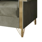 CraftPorch Luxurious Velvet Upholstered Loveseat
