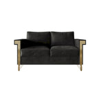 CraftPorch Luxurious Velvet Upholstered Loveseat