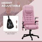 High Back Office Chair with 6-Point Massage and Heat - Reclining