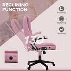 High Back Office Chair with 6-Point Massage and Heat - Reclining