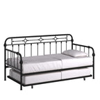 Darren Antique Dark Bronze Metal Daybed with Trundle by iNSPIRE Q Classic
