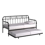 Darren Antique Dark Bronze Metal Daybed with Trundle by iNSPIRE Q Classic
