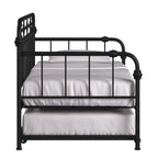 Darren Antique Dark Bronze Metal Daybed with Trundle by iNSPIRE Q Classic