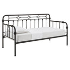 Darren Antique Dark Bronze Metal Daybed with Trundle by iNSPIRE Q Classic