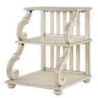 Table d'appoint en bois sculpté à 3 niveaux