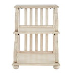 Table d'appoint en bois sculpté à 3 niveaux