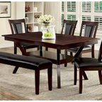 Copper Grove Schmidt 64-inch Wood Dining Table with Shelf