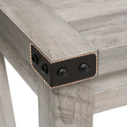 Pellebant A-frame Entry Console Table Long Sofa Table with Shelf - 45.27 in L x 13.98 in W x 31.88 in H