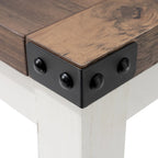 Pellebant A-frame Entry Console Table Long Sofa Table with Shelf - 45.27 in L x 13.98 in W x 31.88 in H