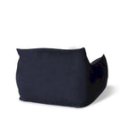 Loubar Velveteen Oversized Bean Bag Chair with Armrests by Christopher Knight Home